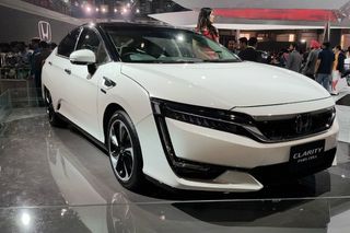 Honda Clarity FCV Showcased At Auto Expo 2018
