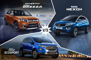 Tata Nexon Vs Maruti Vitara Brezza Vs Ford EcoSport: Variant-wise Feature Comparison