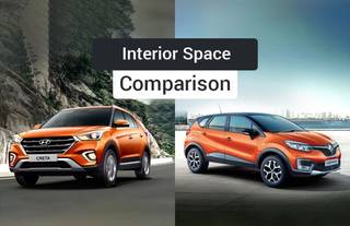 2018 ஹூண்டாய் க்ரெட்டா Vs ரெனால்ட் கேப்ட்ஷர் - எ�ந்த SUV சிறந்த இடத்தை வழங்குகிறது