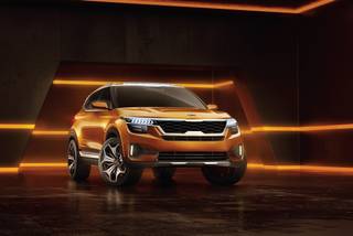 Kia SP Concept SUV Has A Merc-Like Large LCD Infotainment System