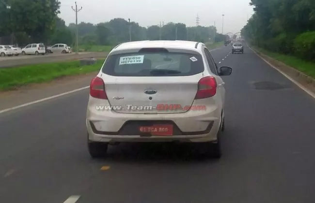 2018 Ford Figo Facelift CNG Spied Testing In India