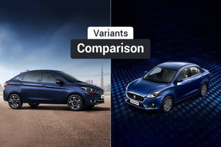 2018 டாடா டைகர் Vs மாருதி Dzire: மாறுபாடுகள் ஒப்பீடு