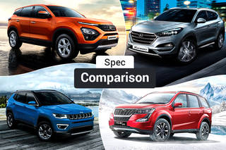 Spec Comparison: Tata Harrier Vs Jeep Compass Vs Hyundai Tucson Vs Mahindra XUV500