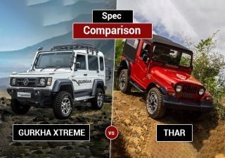 Force Gurka Xtreme vs Mahindra Thar CRDe: Spec Comparison