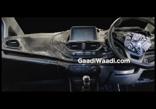 Tata 45X Interior Spied; Gets Harrier-inspired Semi-digital Instrument Cluster