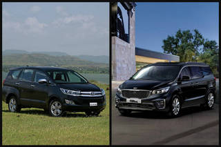 Kia Carnival vs Toyota Innova Crysta: Spec Comparison