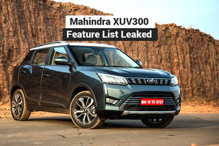 Mahindra XUV300 Variant Wise Features List Leaked Ahead Of Launch