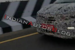 Renault Kwid-based MPV Spied Again; Gets LED DRLs