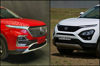 MG Hector Vs Tata Harrier: In Pics