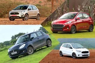 Maruti Swift vs Hyundai Grand i10 Nios vs Ford Figo vs Ford Freestyle: Space Comparison