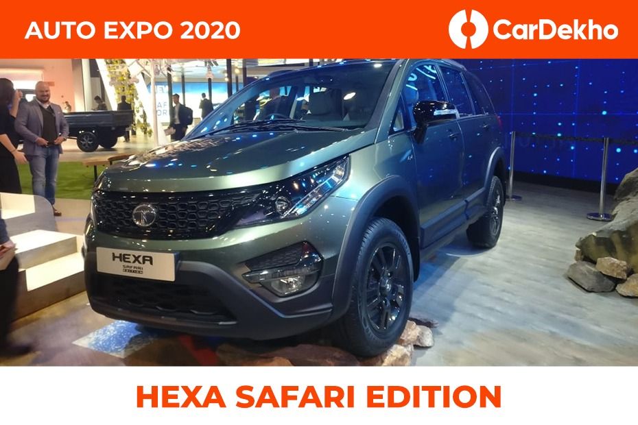 BS6 Tata Hexa Safari Edition Showcased At Auto Expo 2020