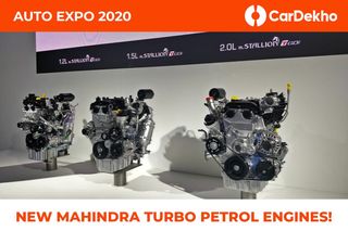 ऑटो एक्सपो 2020 : महिंद्रा ने तीन नए पेट्रोल इंजन से उठाया पर्दा, एक्सयूवी500, एक्सयूवी300, थार, स्कॉर्पियो और मराज़ो को देंगे पावर