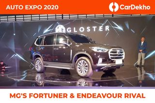 MG’s Fortuner & Endeavour Rival Showcased At Auto Expo 2020
