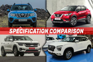 Hyundai Creta 2020 vs Kia Seltos vs Renault Duster vs Mahindra Scorpio vs Nissan Kicks: Specification Comparison