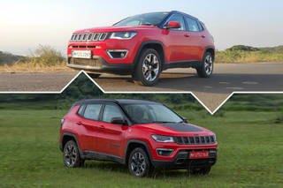 Jeep Compass Diesel AT vs Compass Trailhawk Mileage Comparison