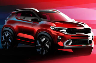 Kia Sonet Unveiled In Sketches; Looks More Butch Than Hyundai Venue