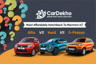 Kwid vs S-Presso vs Alto: The Least Expensive Car To Maintain Is? CarDekho Spare Part Price Analysis