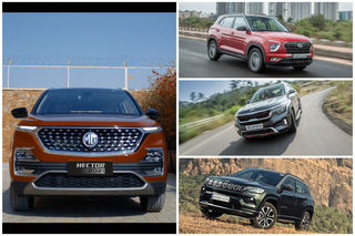 MG Hector Petrol-CVT vs Petrol Automatic Rivals Prices: Hyundai Creta, Kia Seltos, Jeep Compass