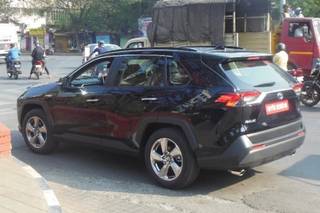 Toyota RAV4 SUV Spotted Undisguised In India Ahead Of Expected Launch