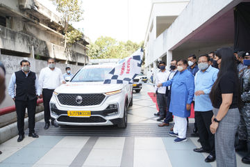 5 More MG Hector Ambulances Donated, This Time To A Nagpur Hospital
