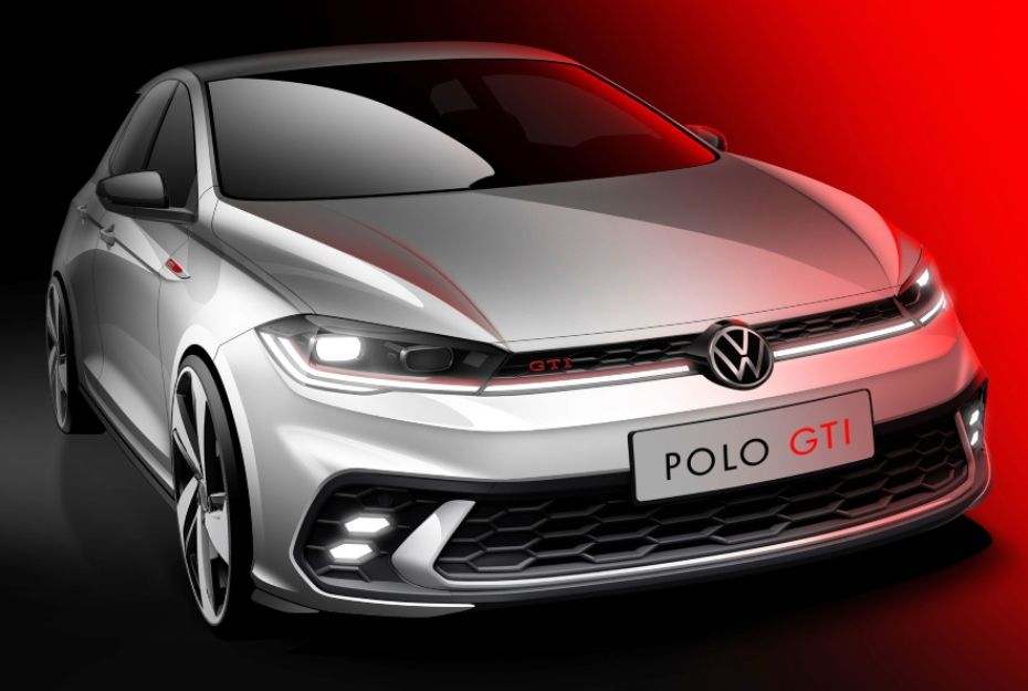 Here Is The First Official Sketch Of The Facelifted Volkswagen Polo GTI