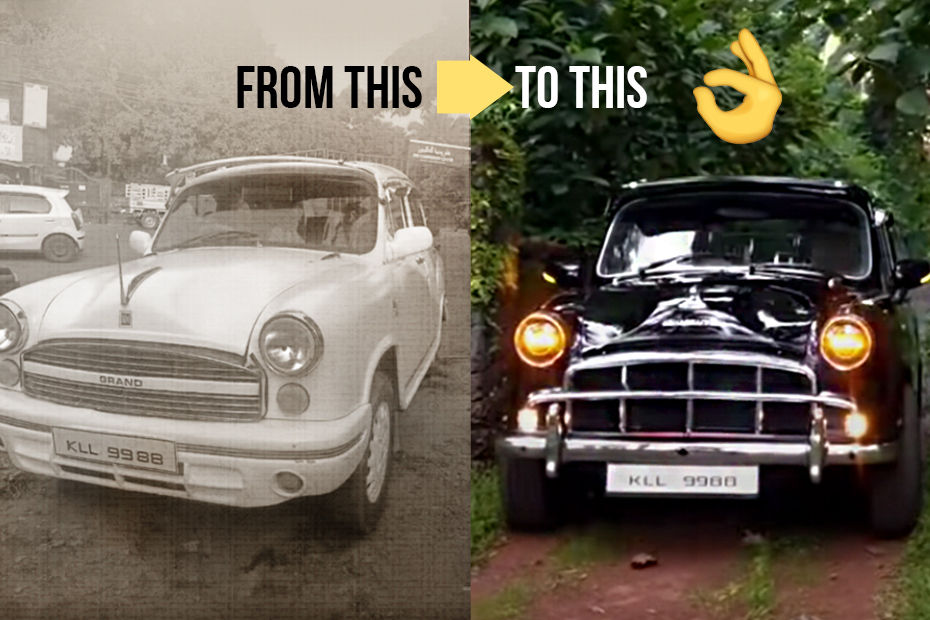 This Classy Hindustan Ambassador Restomod Offers Similar Features As A Modern VW Polo!