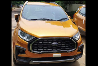 Ford Ecosport Facelift Spied Undisguised Before Launch