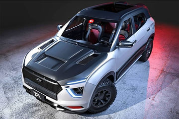 This Hyundai Creta Silver And Black Edition Render Is Ready For Adventure
