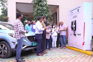 MG Installs First Residential Community EV Charger In Gurugram