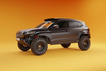 Skoda Kushaq Gets A Makeover Inspired By The Dakar Rally In New Render Video
