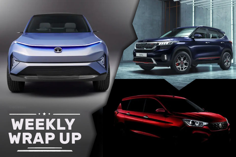 Car News That Mattered This Week(April 4-10): 2022 Kia Seltos And Sonet Launched, Tata Curvv EV Concept Revealed, New Maruti Ertiga Bookings Open