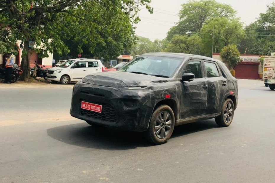 Maruti’s Upcoming Compact SUV Spied On Test Again