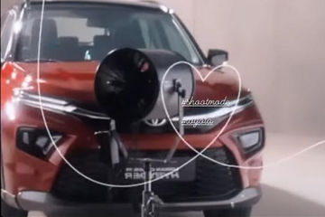 Toyota Hyryder Spied Undisguised During TVC Shoot