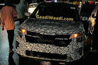 2023 Kia Seltos Spied In India Giving A Glimpse Of Its Front Profile