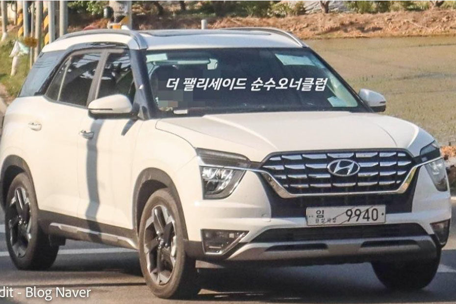 Facelifted Hyundai Alcazar Spied For The First Time