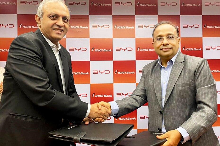 BYD Partners With ICICI Bank To Offer Financial Services