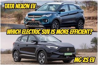 Tata Nexon EV Vs MG ZS EV - Real World Range And Efficiency Compared