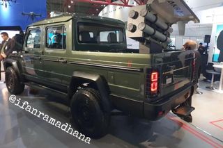 This Force Gurkha-Based Pickup Truck Gets A Rocket Launcher!