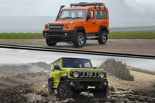 Here Is How Maruti Jimny Looks Next To Force Gurkha