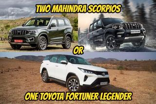 Watch: Is One Toyota Fortuner Legender Better Than Two Mahindra Scorpios? Find Out In Our Latest Video