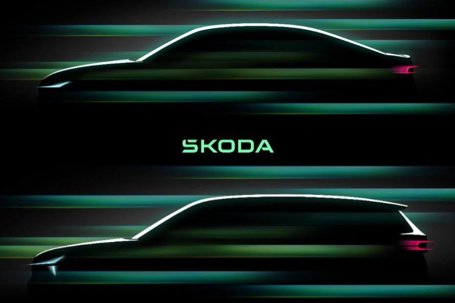 New-Gen Skoda Superb & Kodiaq Teased Along With 4 All-New EVs