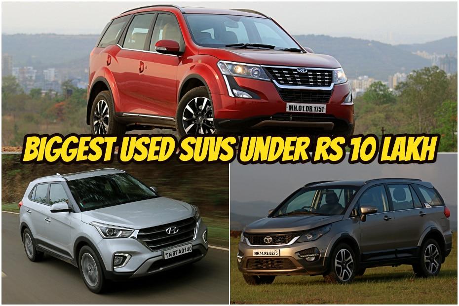 Here’re The 7 Biggest Used SUVs Under Rs 10 Lakh