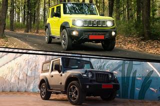 Maruti Jimny vs Mahindra Thar: In Pics Comparison