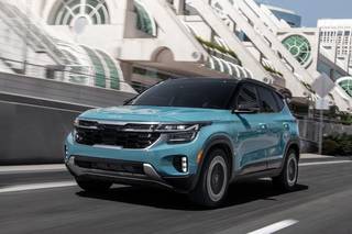 Lower Variant Of Facelifted Kia Seltos Spotted Uncovered Ahead Of July Launch Lower Variant Of Facelifted Kia Seltos Spotted Uncovered Ahead Of July Launch