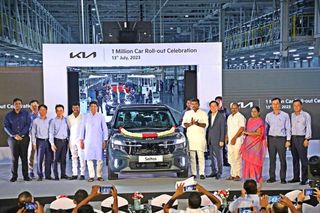 Kia Seltos Facelift Becomes The 1 Millionth Car To Roll Out From Kia India Plant