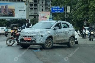 Tata Nexon Facelift Test Mule Spotted In The Wild Once Again
