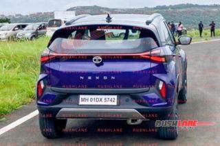 2023 Tata Nexon’s Rear End Design Revealed In Latest Spy Shots