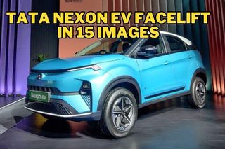 Tata Nexon EV Facelift Exterior And Interior Detailed In 15 Images