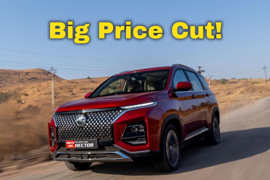 MG Hector and Hector Plus Prices Slashed By Up To Rs 1.37 lakh