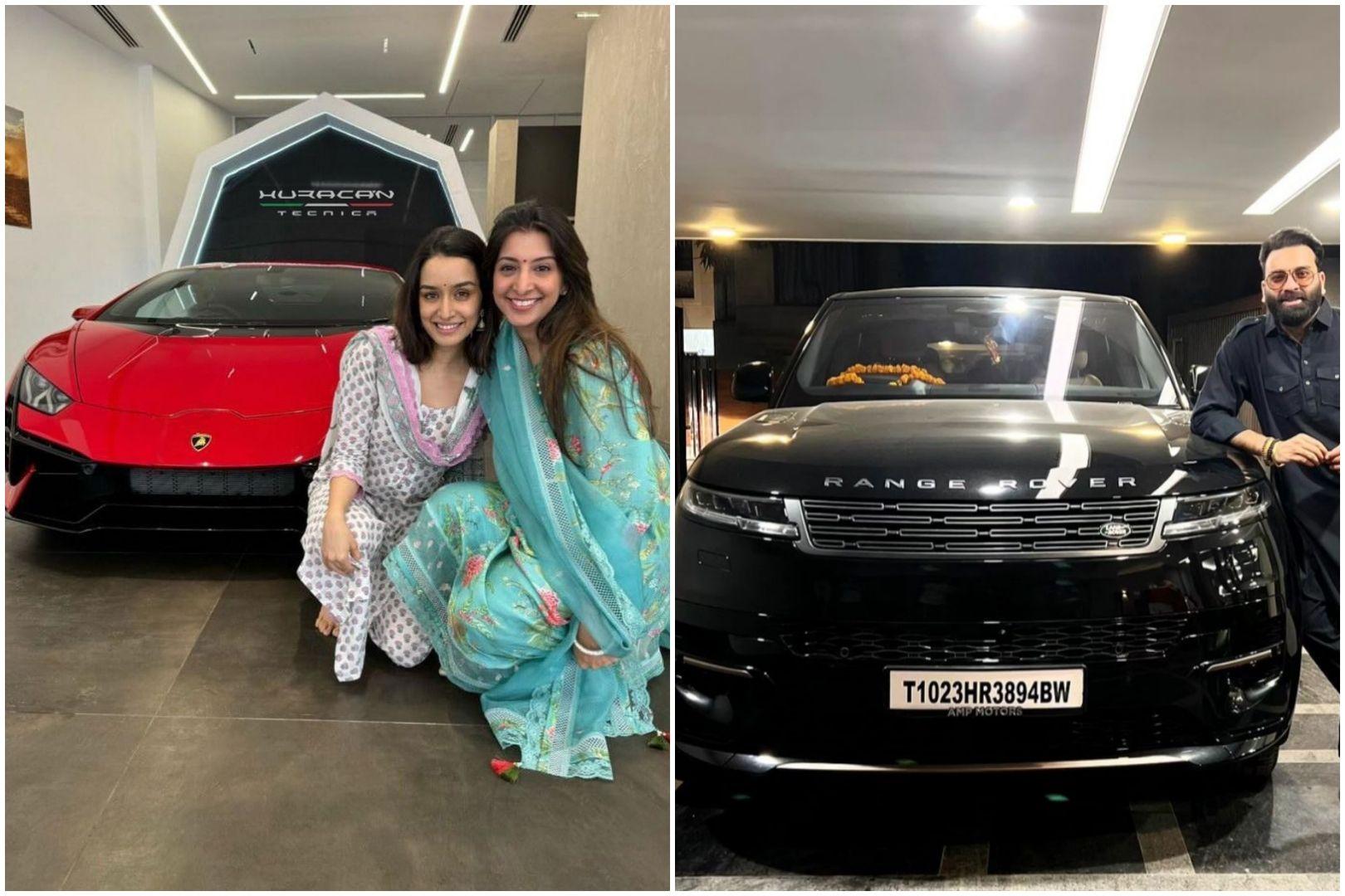 Shraddha Kapoor Picks A Lamborghini Huracan Tecnica, Anubhav Singh Bassi Gets A New Range Rover Sport